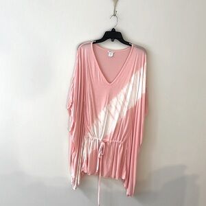 🩷Debbie Katz South Beach Butterfly Sleeve Coverup/ Top